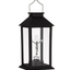 Set 2 x Felinar solar Cruce LED, Negru, 28 cm