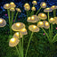 Set 2 x lampa solara 6 LED Jellyfish, Alb cald