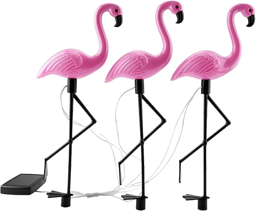 Set 3 x Lampa solara Flamingo New
