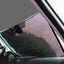 Parasolar auto perforat  68/125 cm retractabil cu ventuze