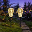 Set 2 Lampi Solare Decorative Inger cu LED 45cm Iluminare Automata IP44