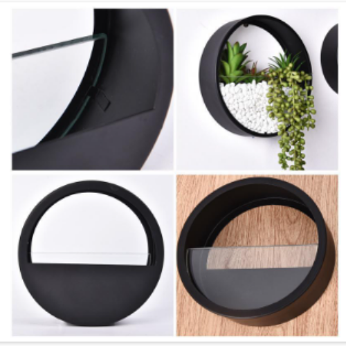 Raft suport router, mascare fire si echipament WIFI + etajera rotunda 18 cm CADOU