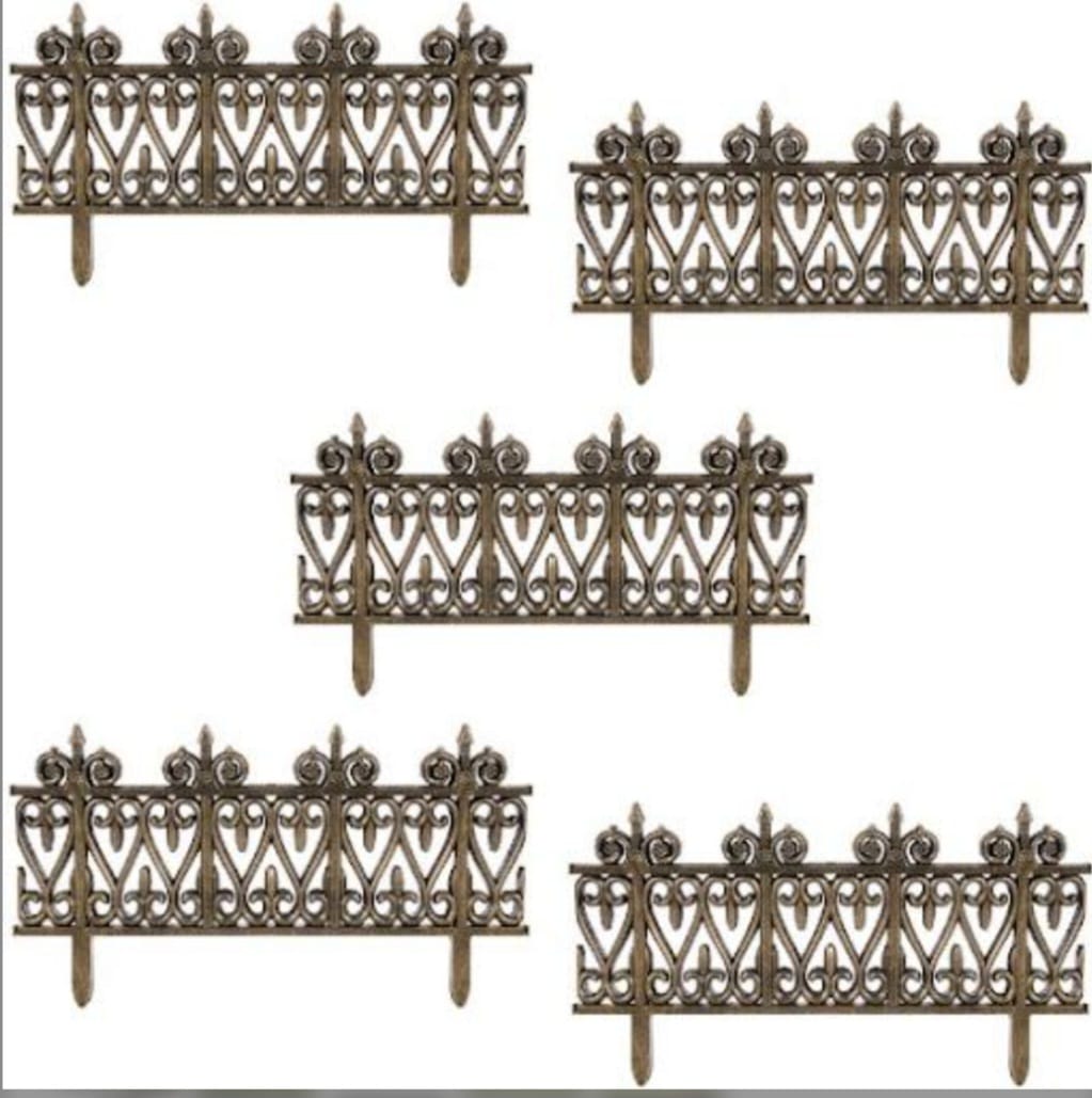 Gardulet decorativ de culoare Bronz 62x35cm