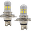 Set 2 becuri auto H4 cu 42 LED SMD 120W 6000k 12/80V doua faze lupa