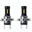 Set 2 becuri auto LED H7, 4000LM, 6000K, 80W