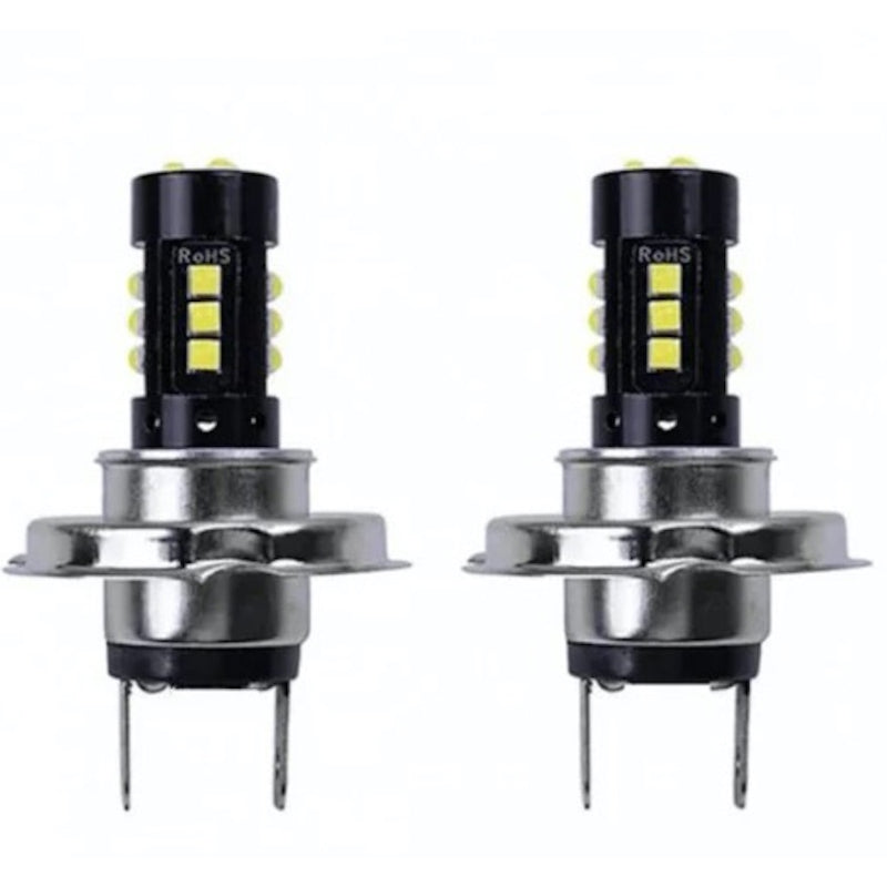 Set 2 becuri auto LED H7, 4000LM, 6000K, 80W