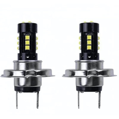 Set 2 becuri auto LED H7, 4000LM, 6000K, 80W