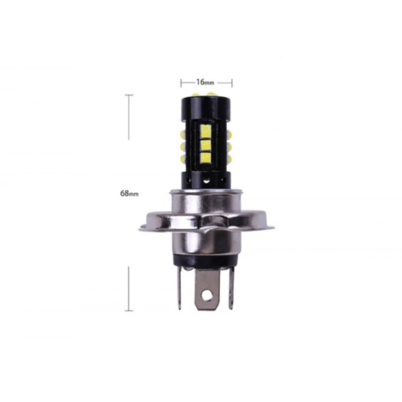 Set 2 becuri auto LED H7, 4000LM, 6000K, 80W