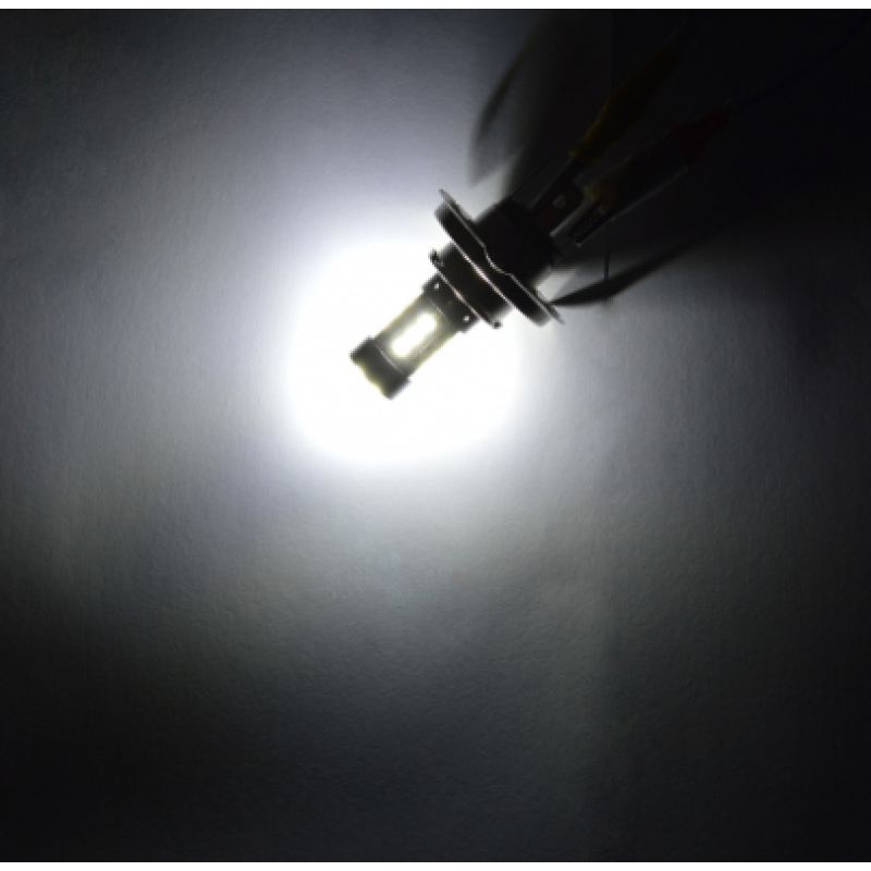 Set 2 becuri auto LED H7, 4000LM, 6000K, 80W