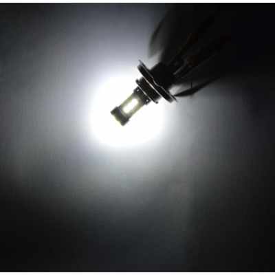 Set 2 becuri auto LED H7 , 8500LM, 6000K, 80W