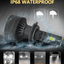 Set 2 becuri LED, T8, super canbus, 200W