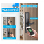 Incuietoare Inteligenta wireless, smart Lock wireless, cu 5 moduri de acces, 2 carduri, amprenta digitala, PIN, 2 chei