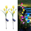 Set 2 x Lampi Solare Lalele Decorative, 70cm, IP66, LED