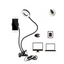Lampa Selfie Light Ring 2in1 cu suport flexibil telefon pentru streaming