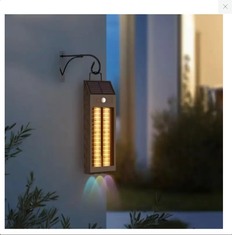 Lampa Solara cu Senzor de Miscare, 18W, 1200 LM