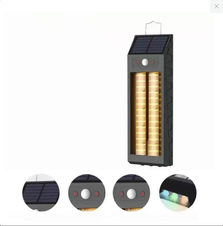 Lampa Solara cu Senzor de Miscare, 18W, 1200 LM