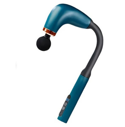 Aparat de masaj tip pistol cu 4 capete, incarcare rapida, perfect pentru dureri musculare