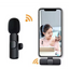 Microfon wireless K8 tip lavaliera conector USB tip C sau iPhone