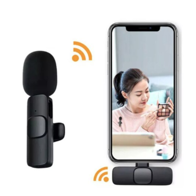 Microfon wireless K8 tip lavaliera conector USB tip C sau iPhone