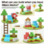 Set 80 cuburi magnetice Mine Craft