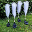 Set 2 Lampi Solare Decorative tip Iarba Pampas LED