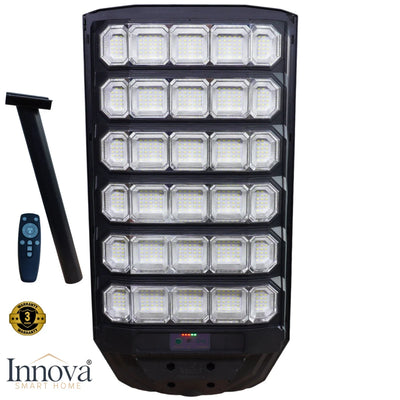 Lampa Solara Stradala Polaris Innova 1600W – LED 120 000 lm, Senzor Lumina/Miscare si Telecomanda, IP66 & Suport Prindere