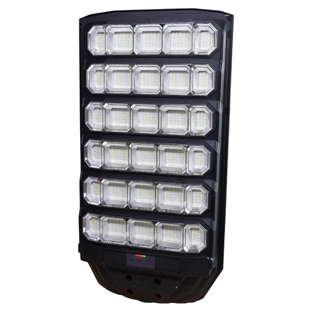 Lampa Solara Stradala Polaris Innova 1600W – LED 120 000 lm, Senzor Lumina/Miscare si Telecomanda, IP66 & Suport Prindere