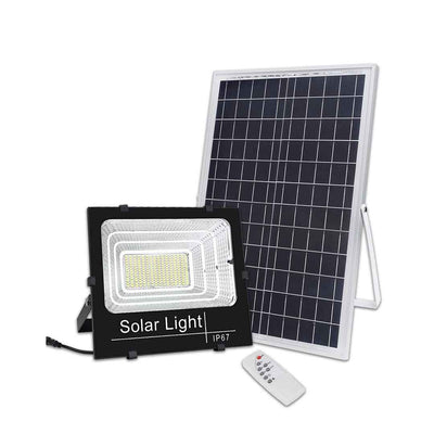 Proiector 100w cu panou solar si telecomanda cu functii multiple