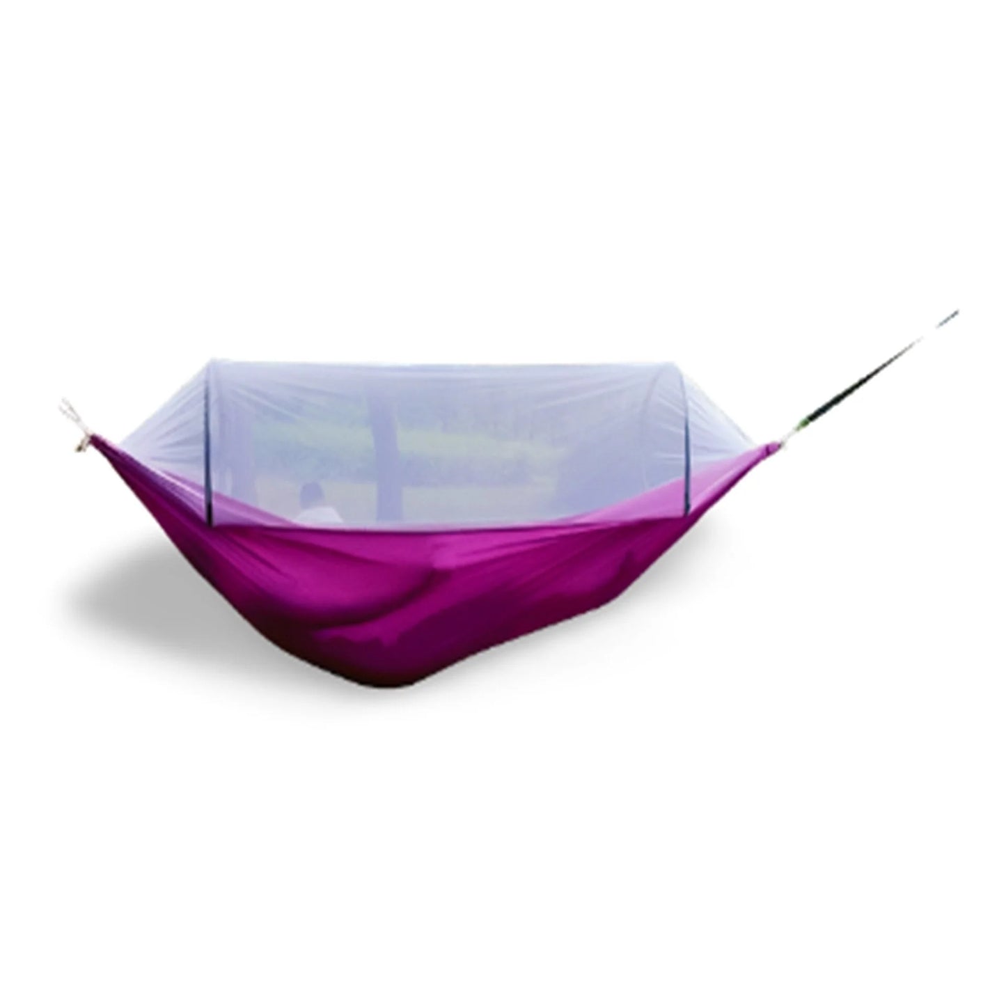 Hamac cu plasa antiinsecte, 140x270 cm, Magenta