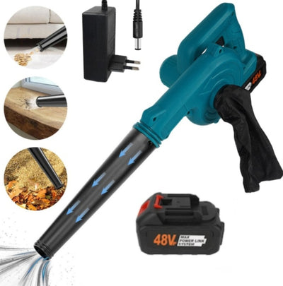 Suflanta 48V, Maner ergonomic, Albastru, 1200 mAh