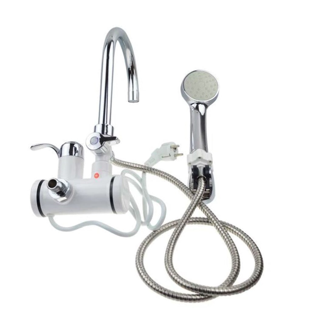 Robinet electric instant apa calda cu furtun de dus