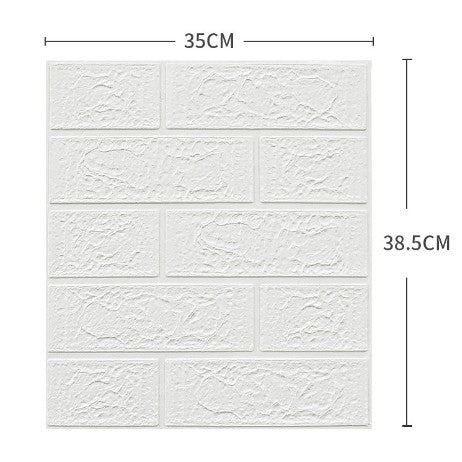 Set 2 x Autocolant Alb 30x30 cm