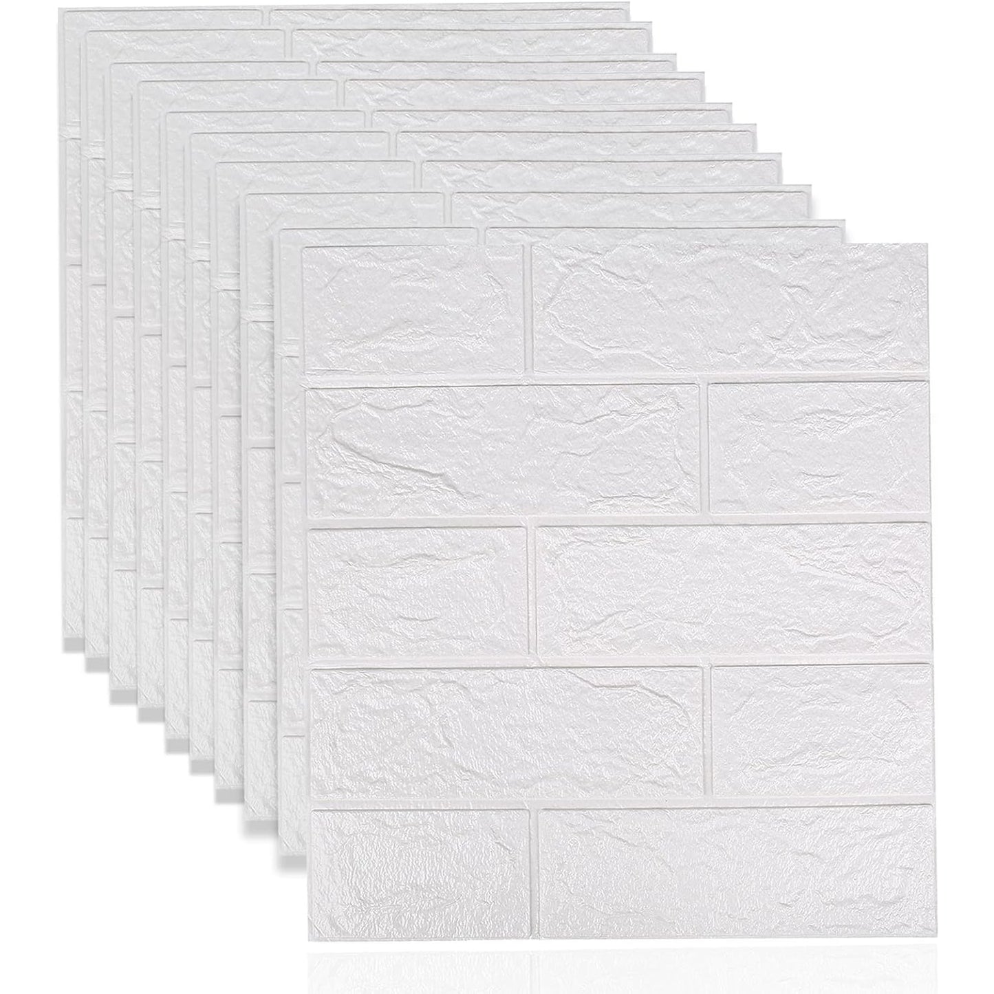 Set 2 x Autocolant Alb 30x30 cm