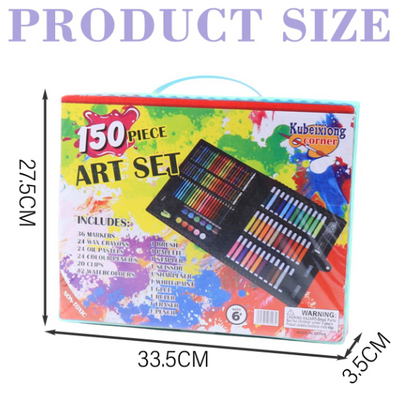 Set desenat si colorat , 150 piese