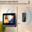 Sonerie video inteligenta, bluetooth, night vision, infrarosu, senzor IR, interfon video HD