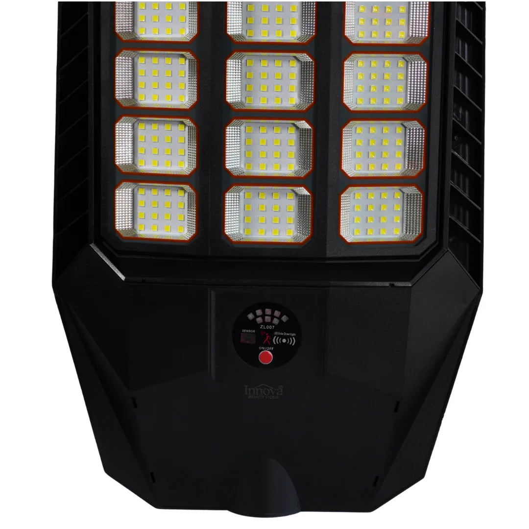 Lampa Solara Stradala 1000W Innova Smart Home Genesis, senzor miscare si lumina, IP66, telecomanda, kit instalare inclus