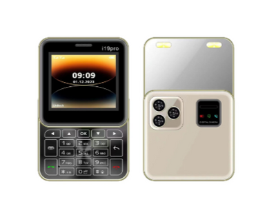 Telefon Mini i19 Pro Slide Button – 2.4" Dual SIM, Bluetooth, Camera