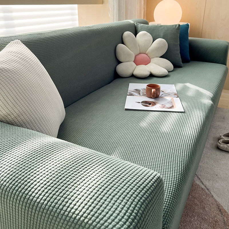 Huse texturate premium pentru canapea, bumbac, diferite culori, Rezistente la apa, Universale