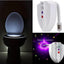 Lampa LED pentru toaleta cu senzor de lumina